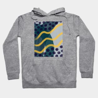 Yellow and Purple Abstract Hoodie